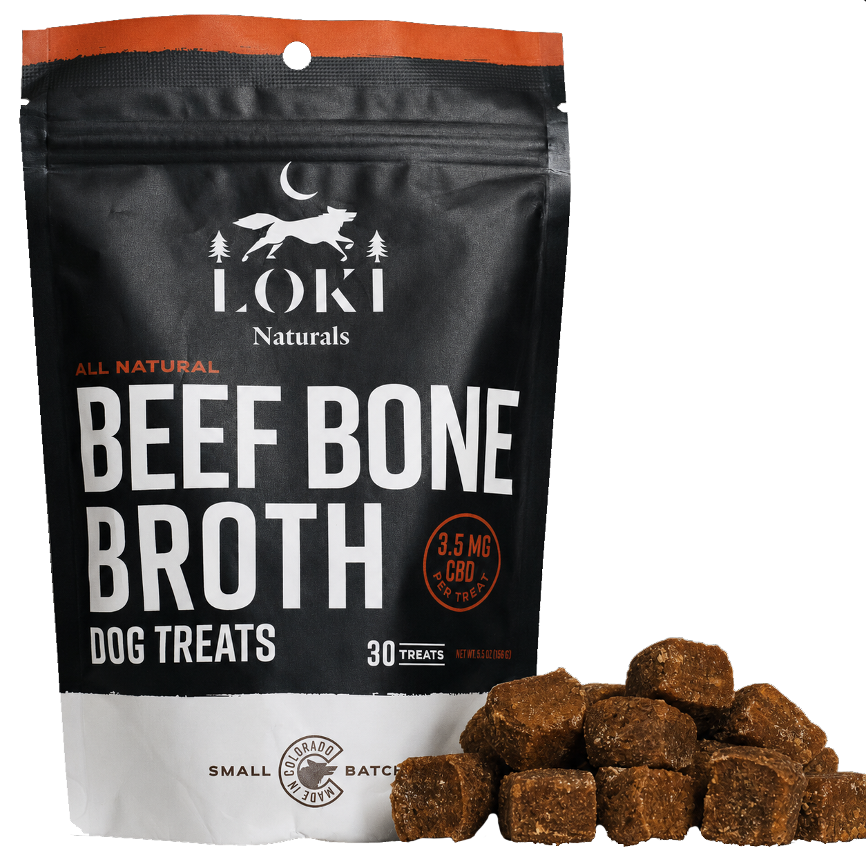 ドッグフード locodog Loki Naturals CBD Beef Bone Broth Treats 3.5MG – Loki The Wolfdog