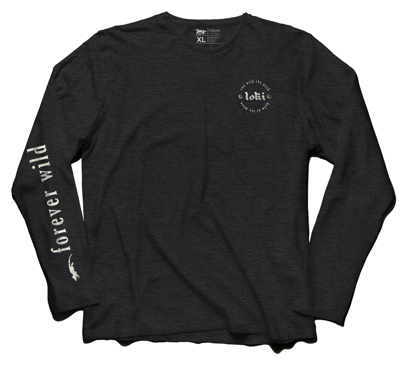 Forever Wild Long Sleeve - Charcoal Gray